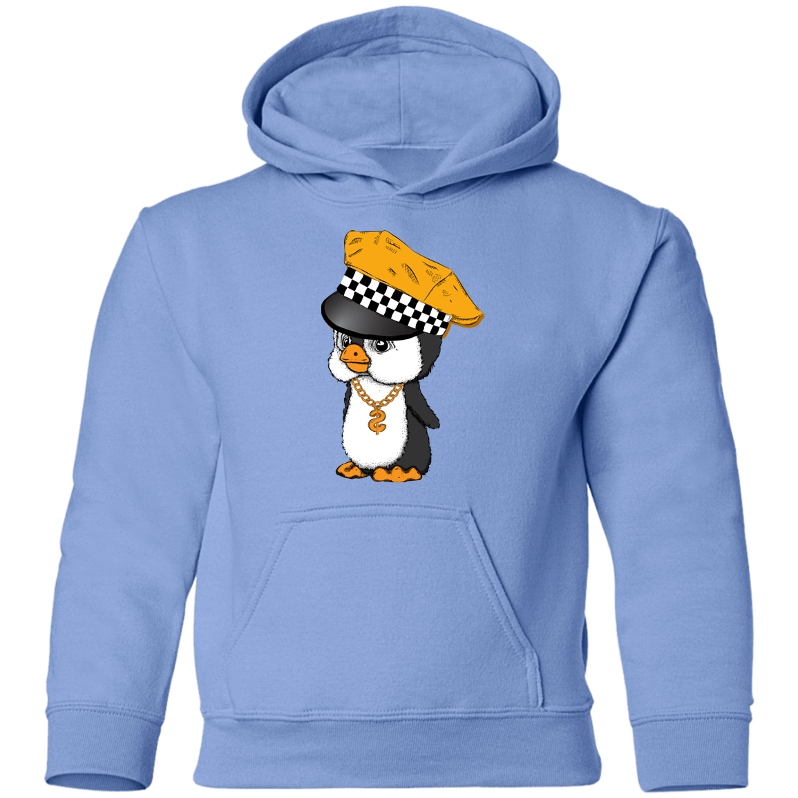 Taxi Penguin Kids Hoodie