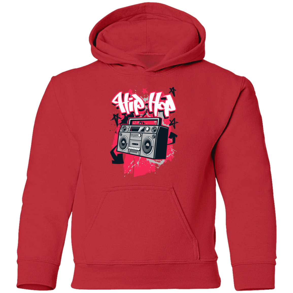 Hip Hop Boombox Kids Hoodie