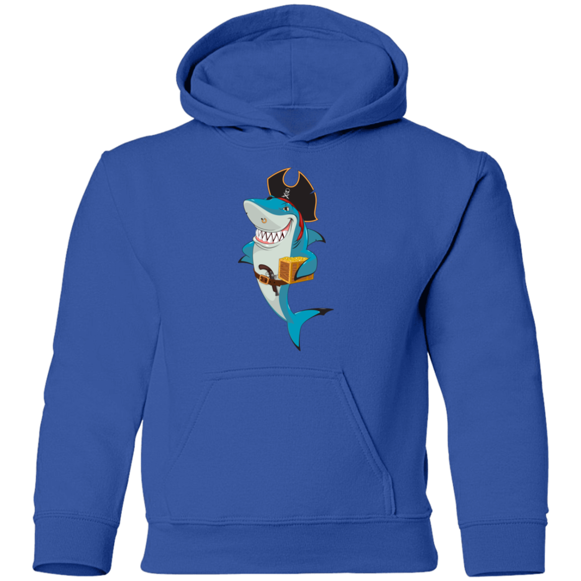 Pirate Shark Kids Hoodie