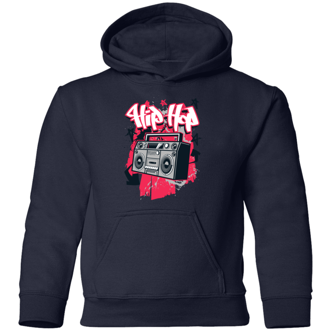 Hip Hop Boombox Kids Hoodie