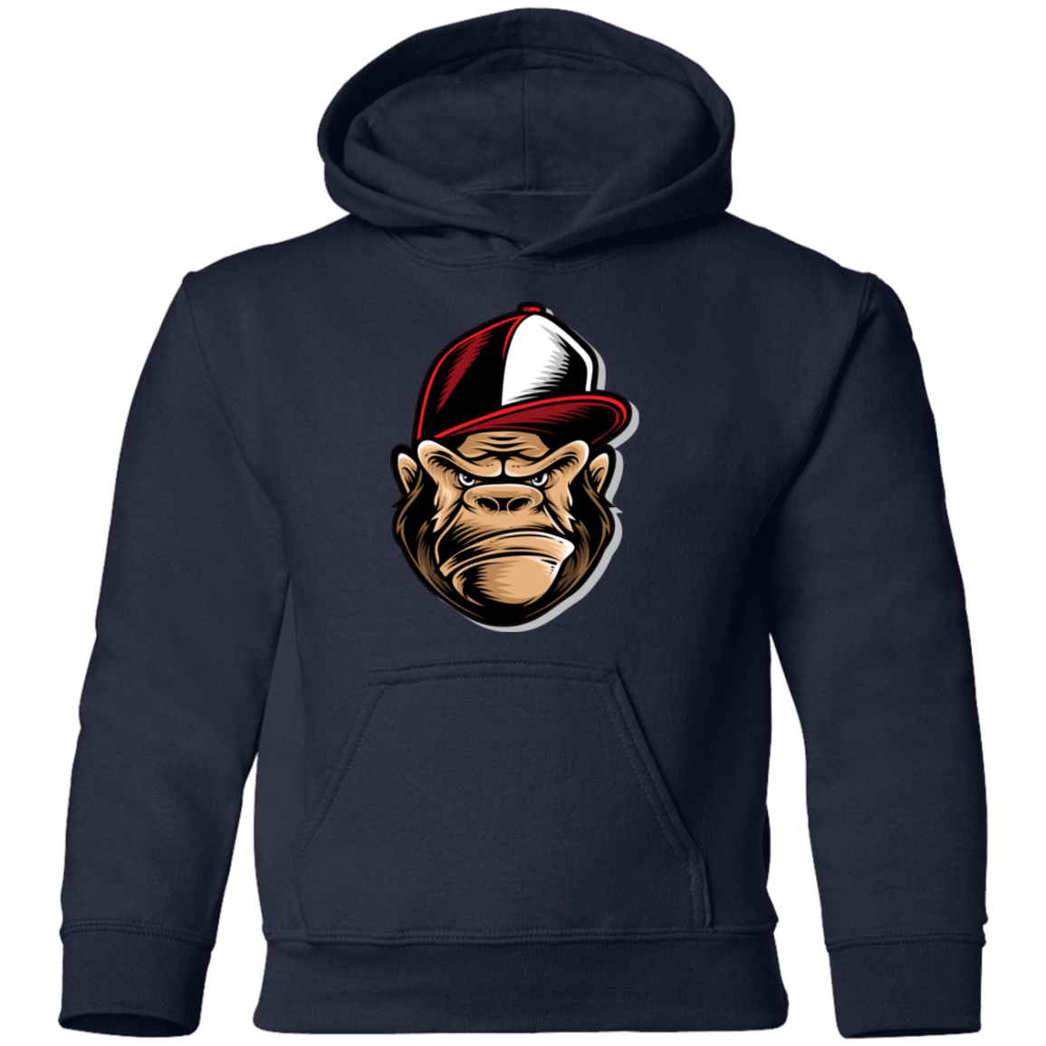Gorilla Cartoon Kids Hoodie