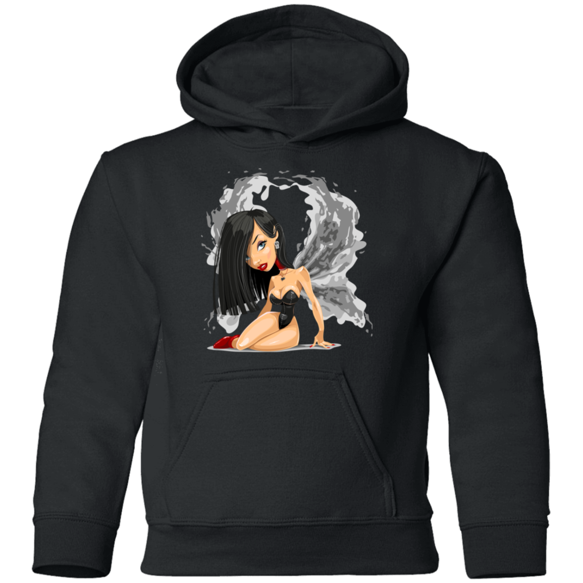 Angel Cartoon Girl Kids Hoodie