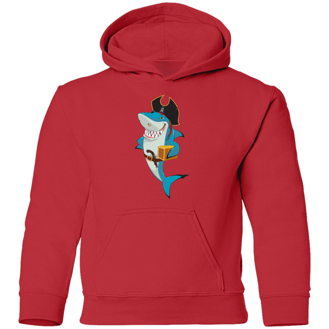 Pirate Shark Kids Hoodie