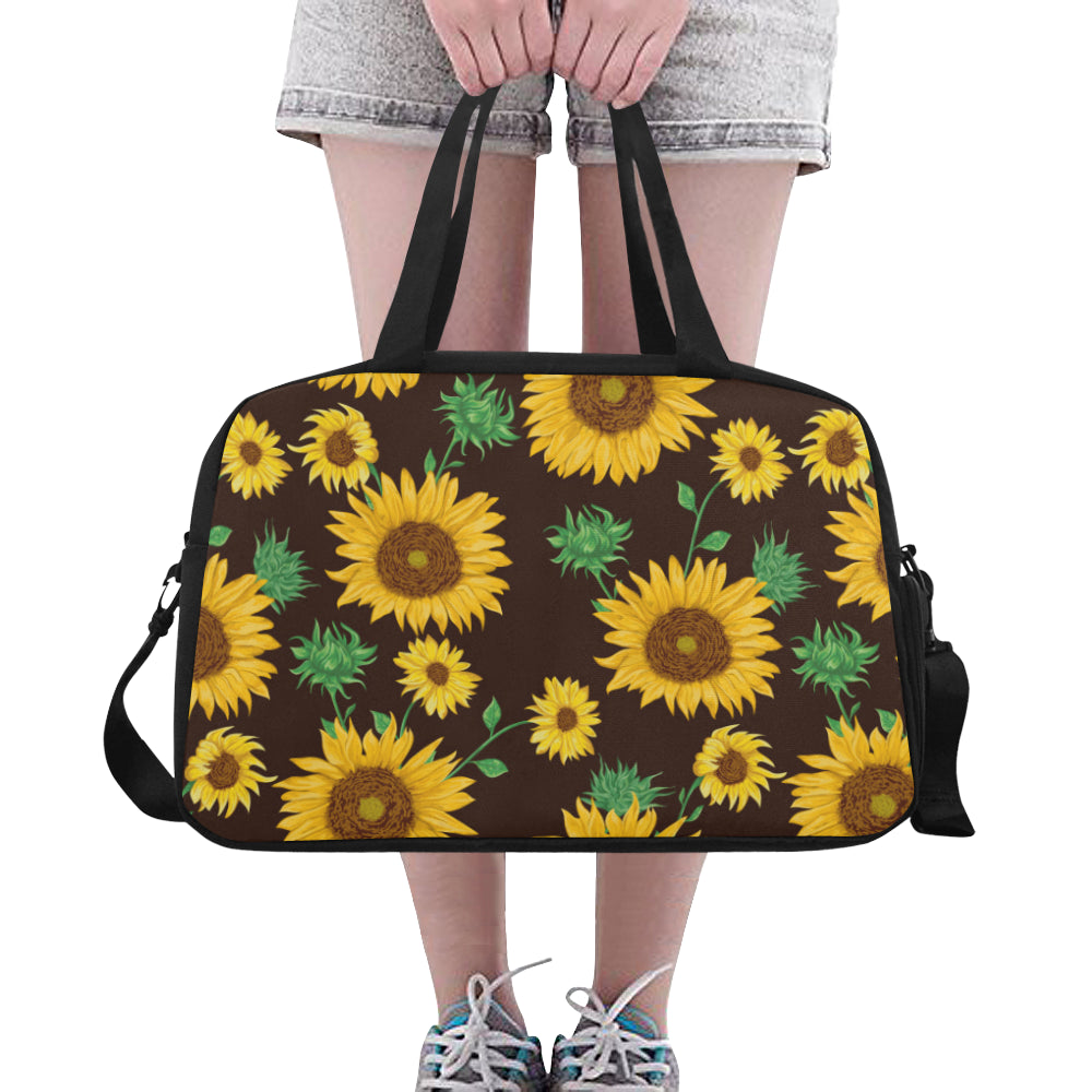 Sunflowers Fitness Bag Fitness