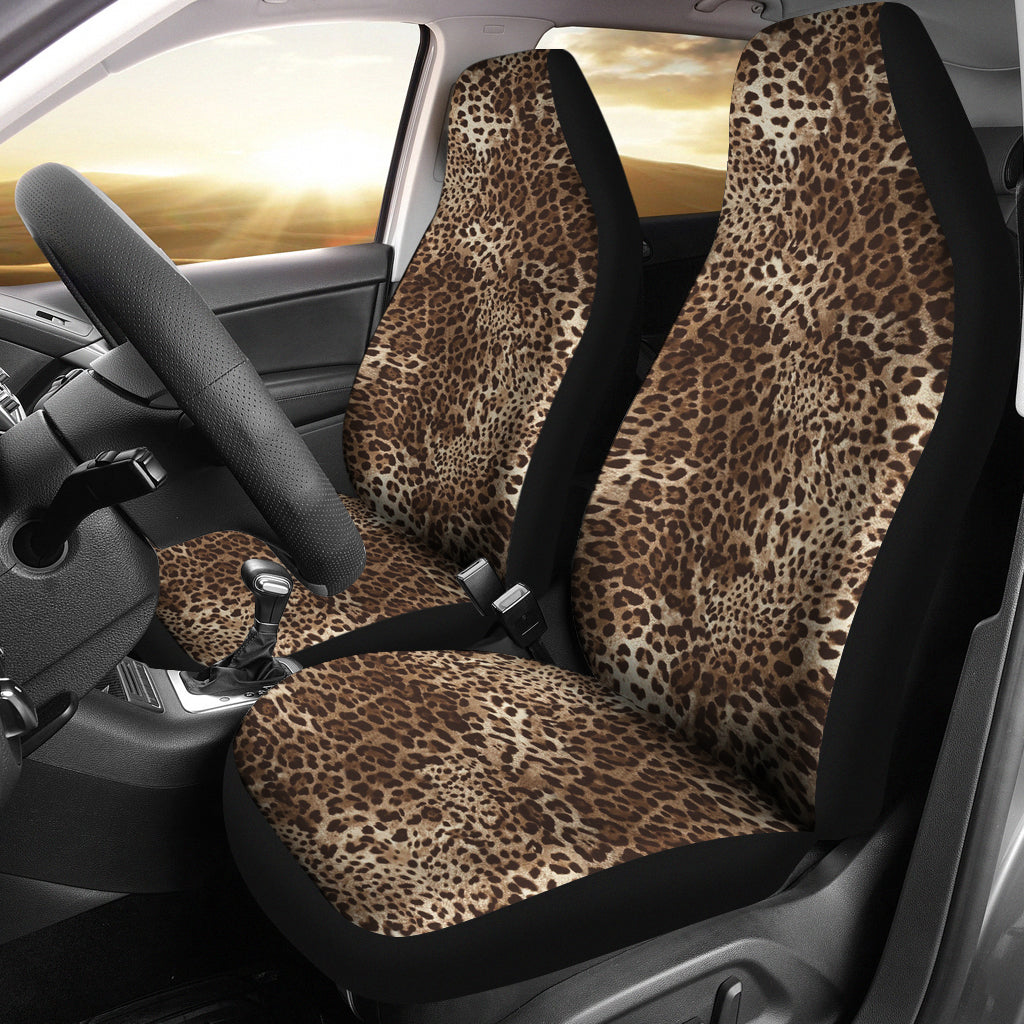 Leopard Print Car Seat Covers