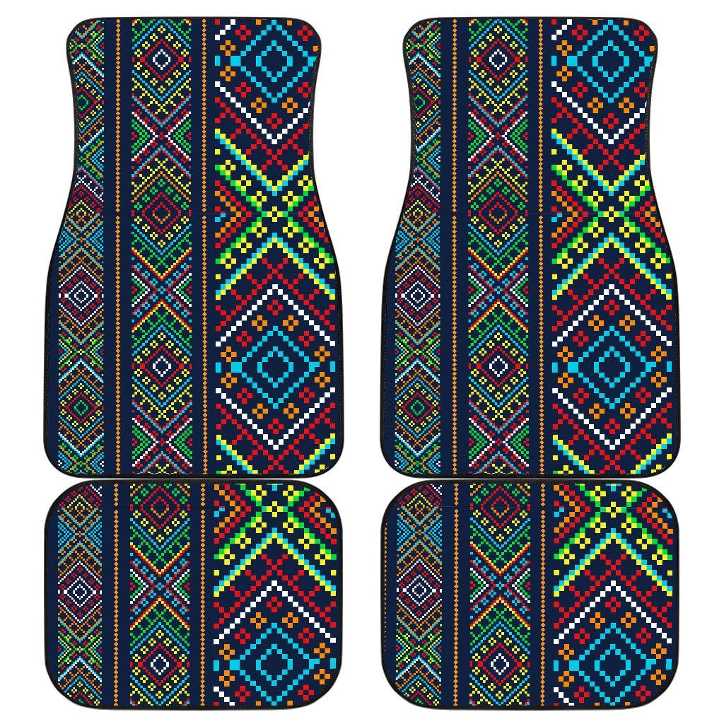 Colorful Ethnic Car Floor Mats
