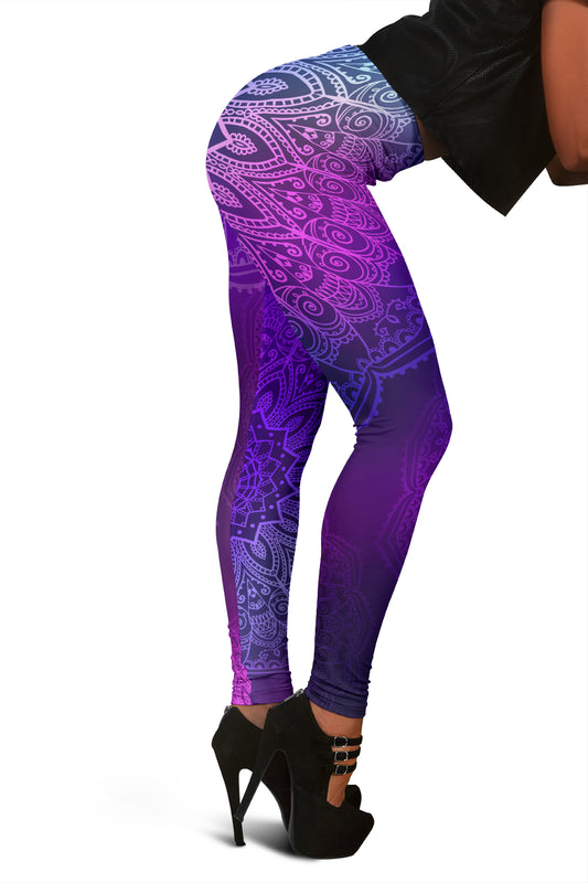 Purple Mandalas Leggings