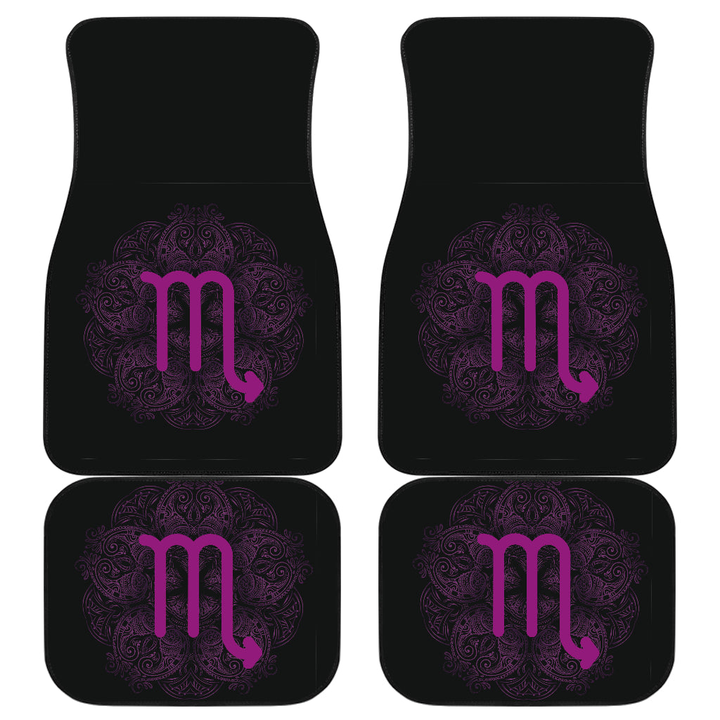 Purple Scorpio Car Floor Mats