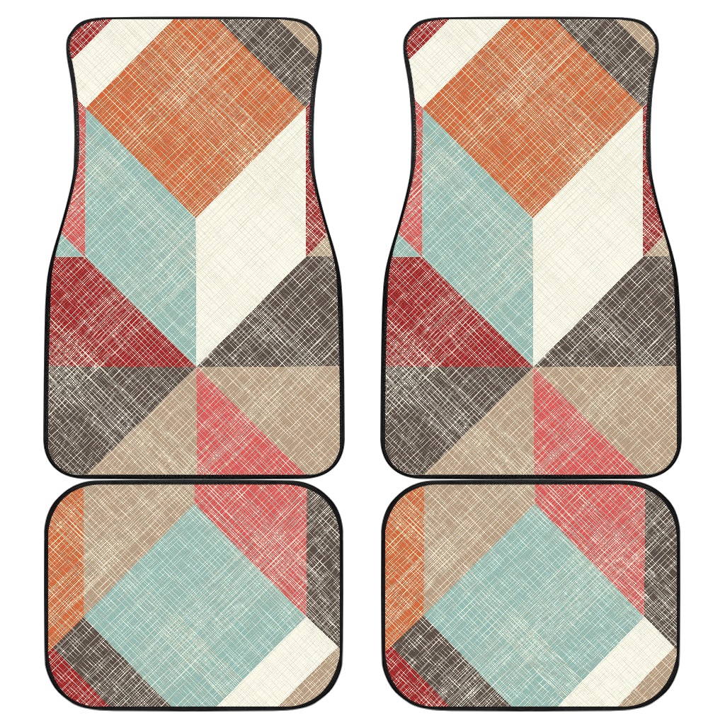 Abstract Diagonal Car Floor Mats
