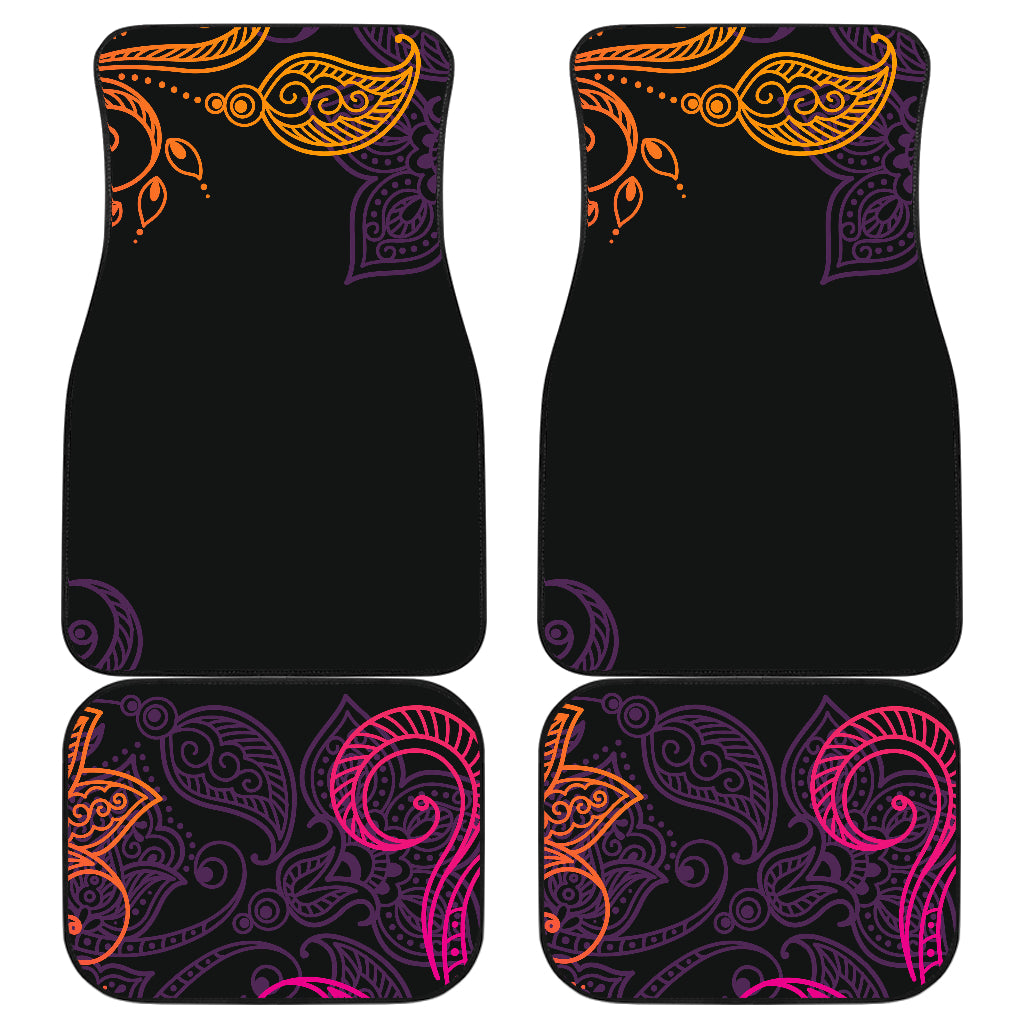 Floral Decor Car Floor Mats