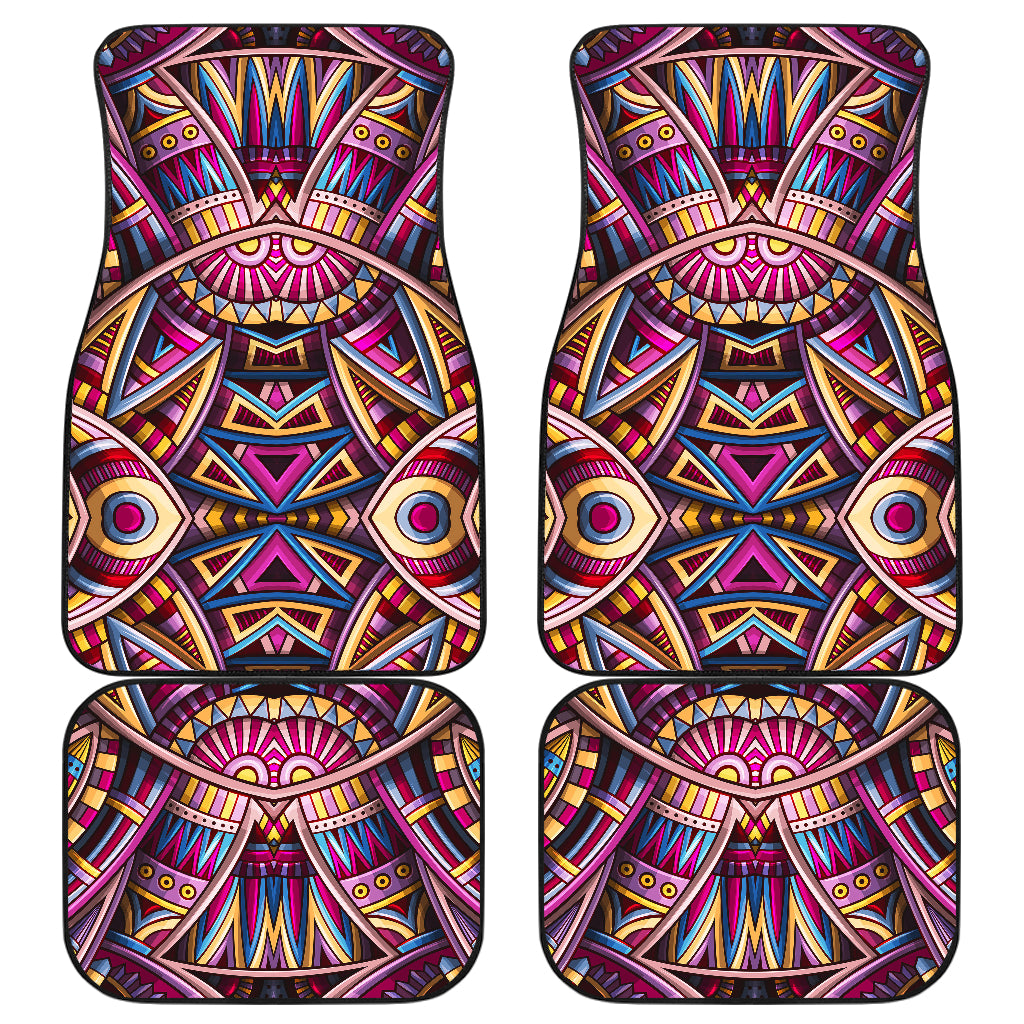 Colorful Tribal Pattern Car Floor Mats