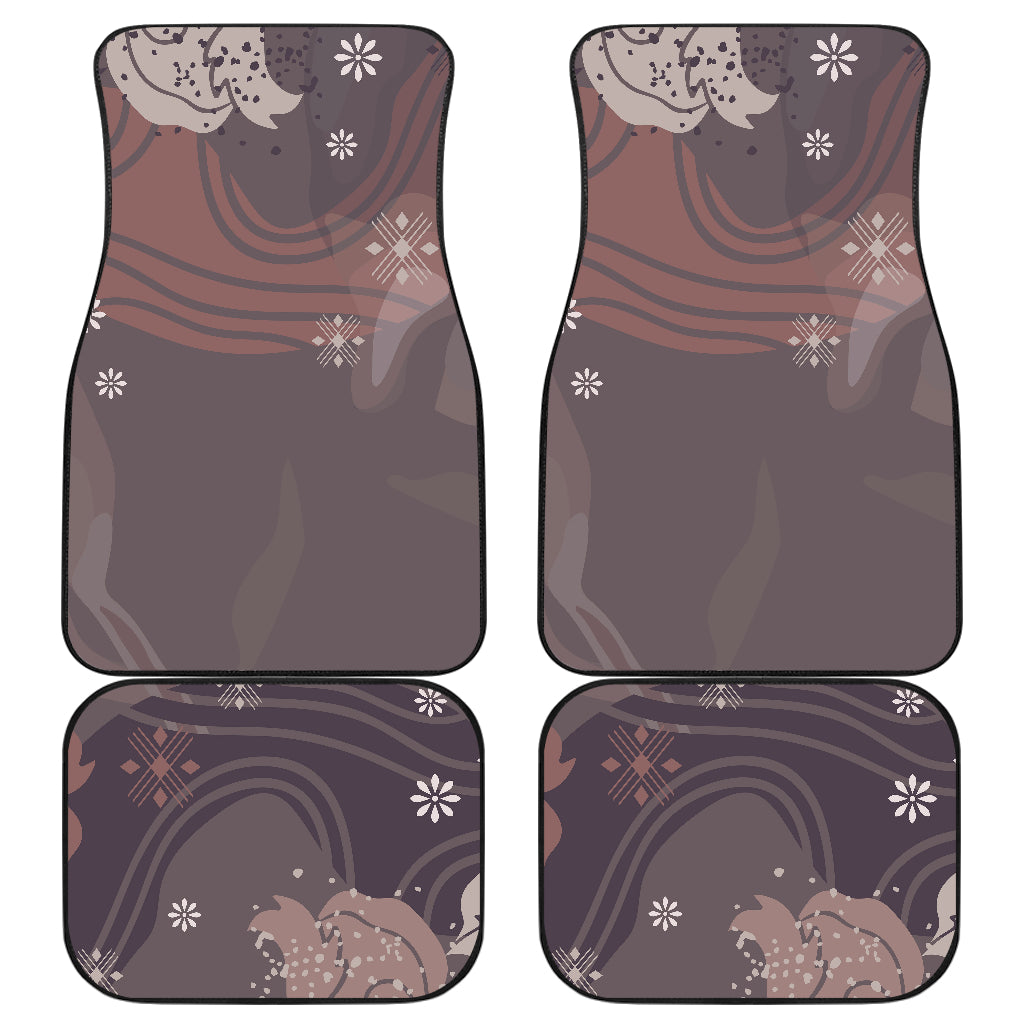 Abstract Floral Car Floor Mats