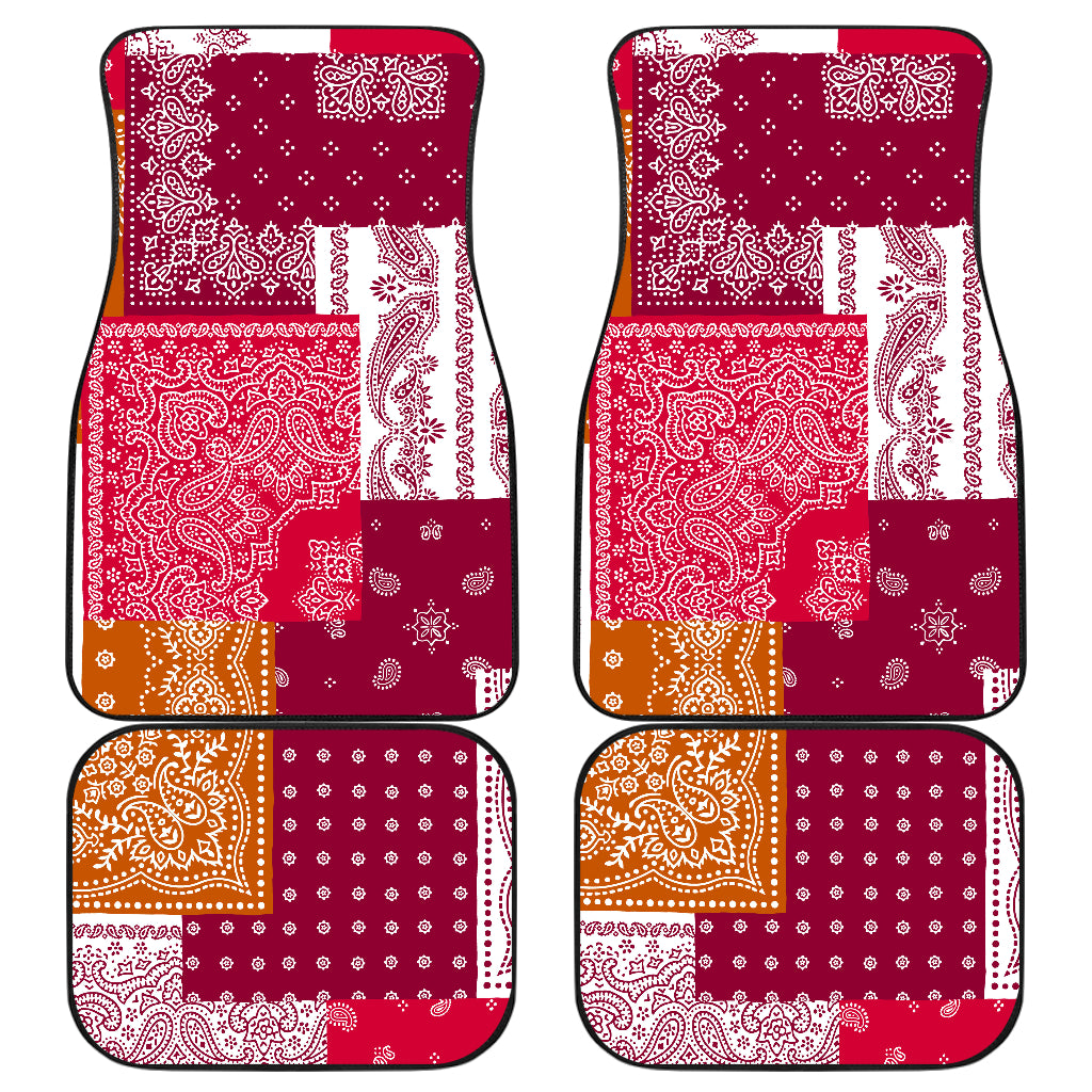 Bandana Patchwork Car Floor Mats