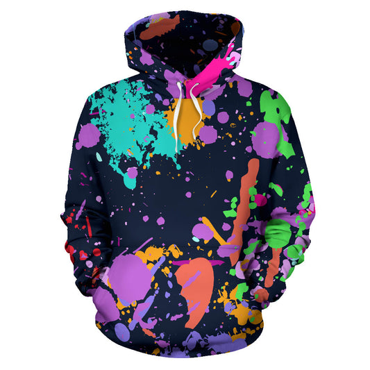 Colorful Paint Drip Hoodie