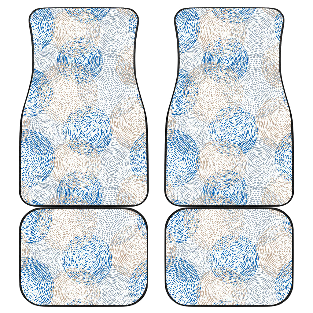 Abstract Circles Car Floor Mats