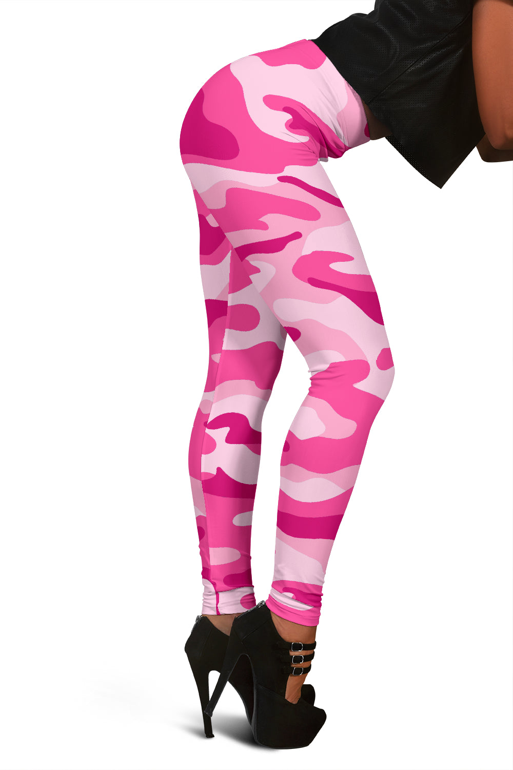 Pink Camouflage Leggings