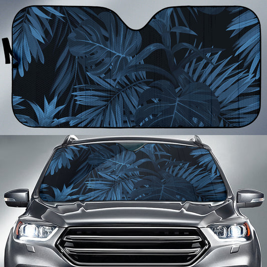 Dark Leaves Car Sun Shades