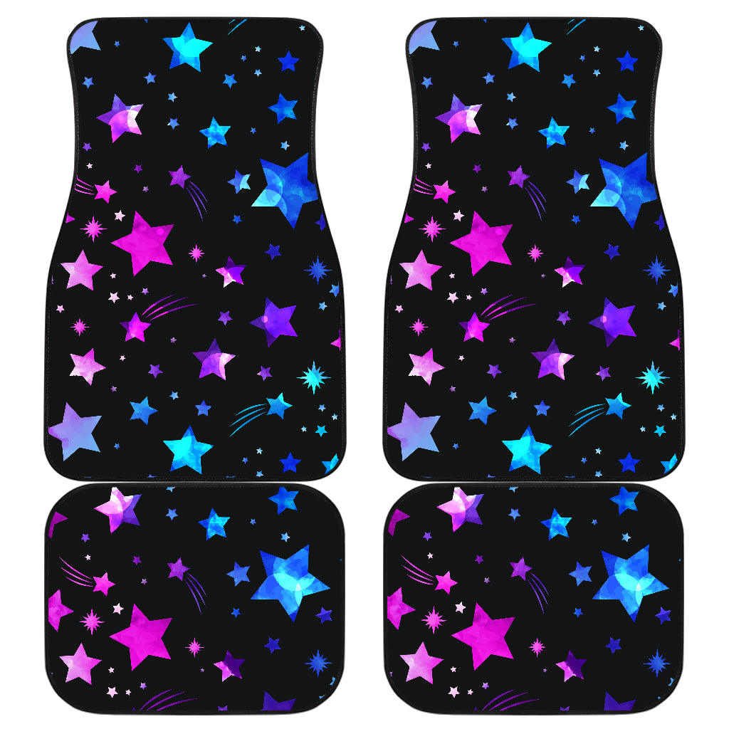 Pink Purple Stars Car Floor Mats