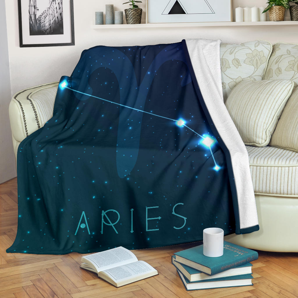 Aries Zodiac Blanket