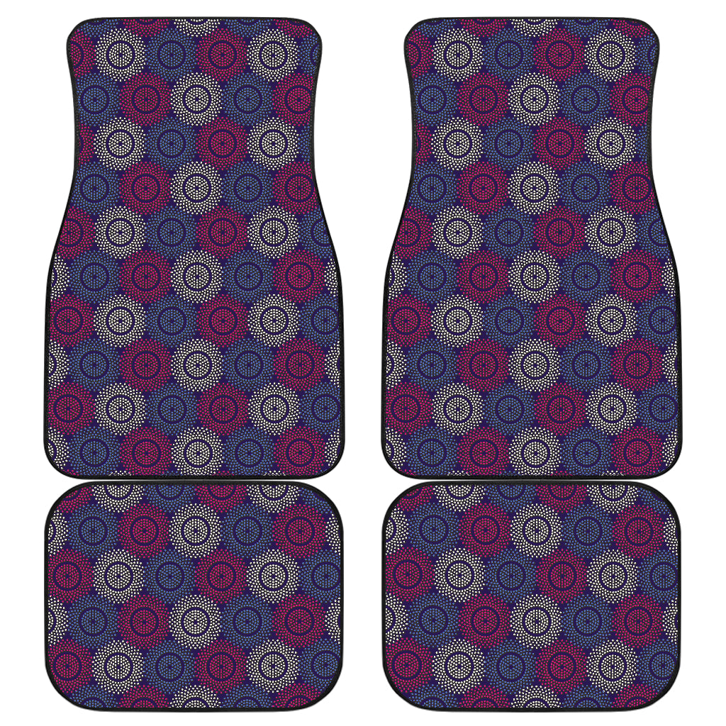 Abstract Dot Circles Car Floor Mats
