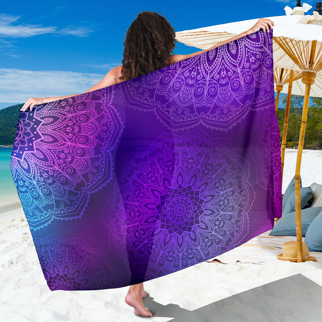 Purple Mandalas Sarong