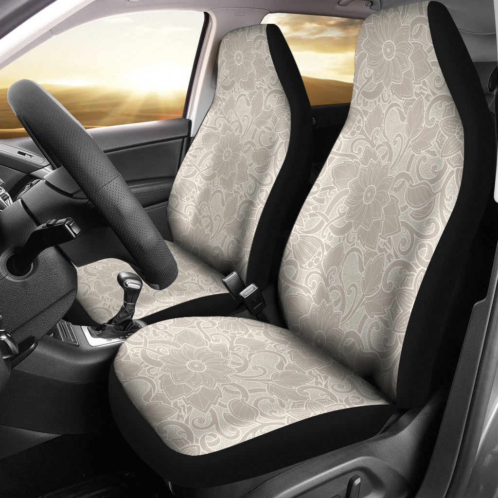 Elegant Floral Decor Car Seat Covers