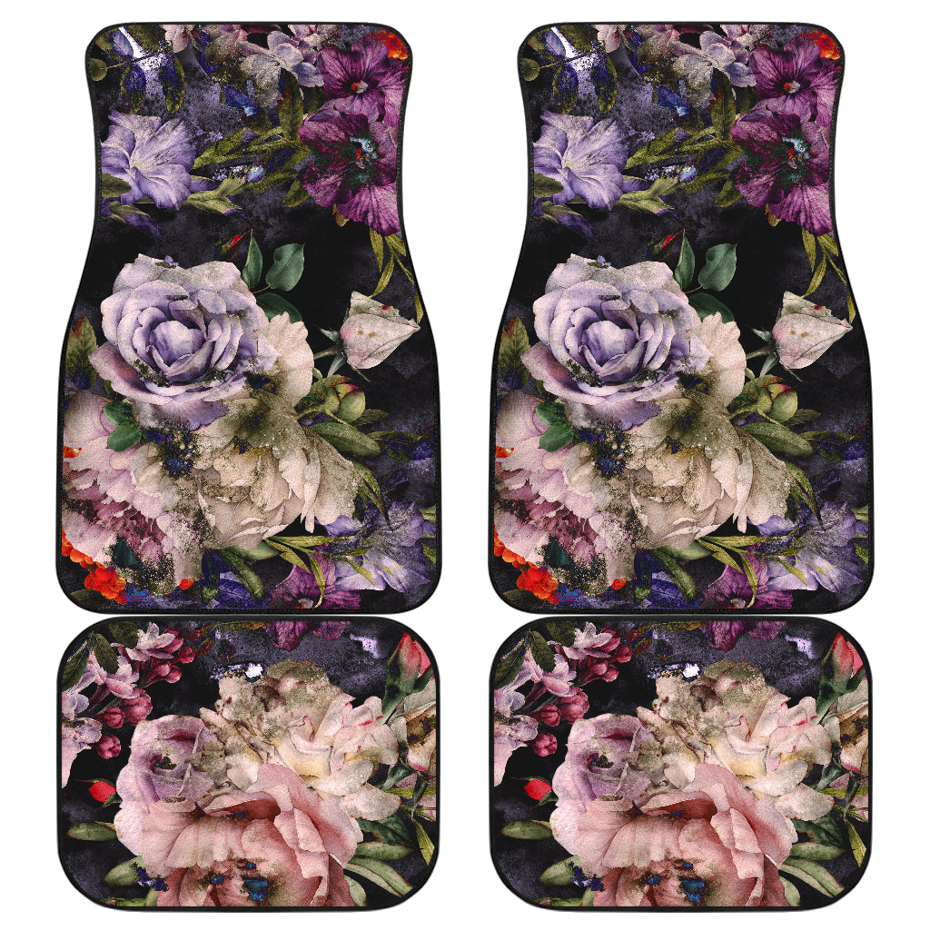 Floral Car Floor Mats