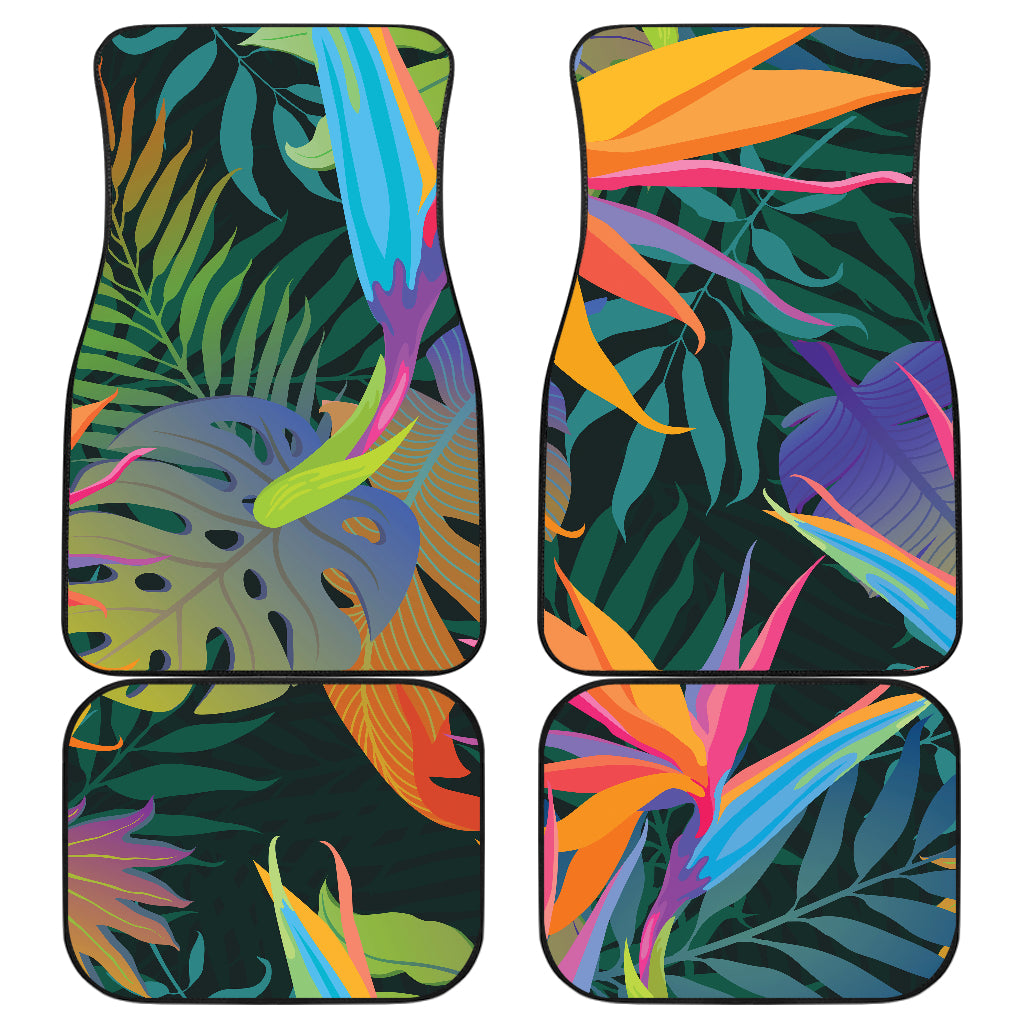 Colorful Plants Car Floor Mats