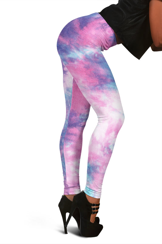 Blue & pink Cotton Candy Leggings