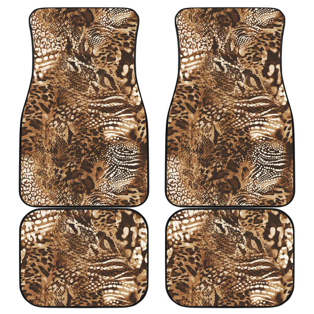 Animal Print Car Floor Mats