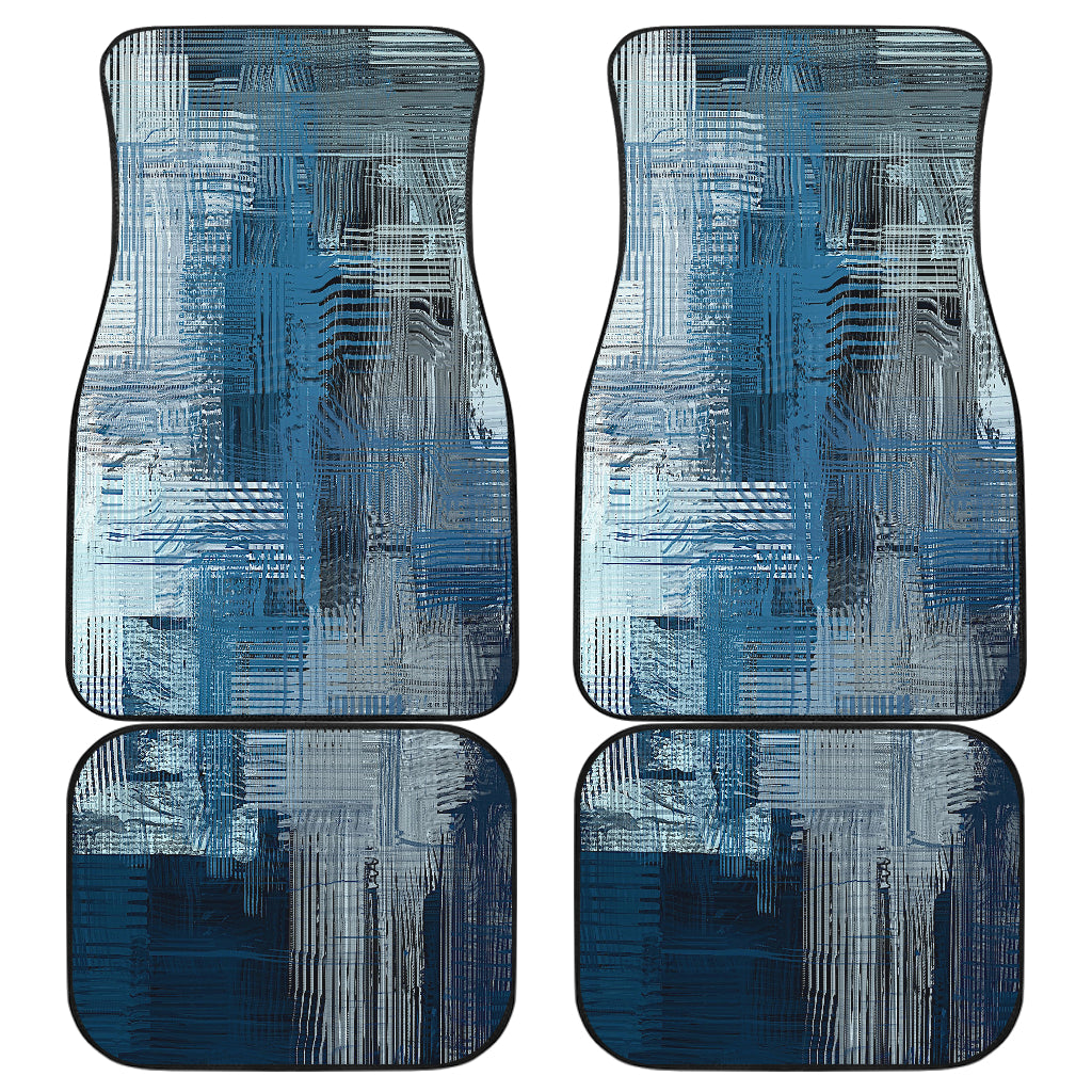 Blue Abstract (3) Car Floor Mats