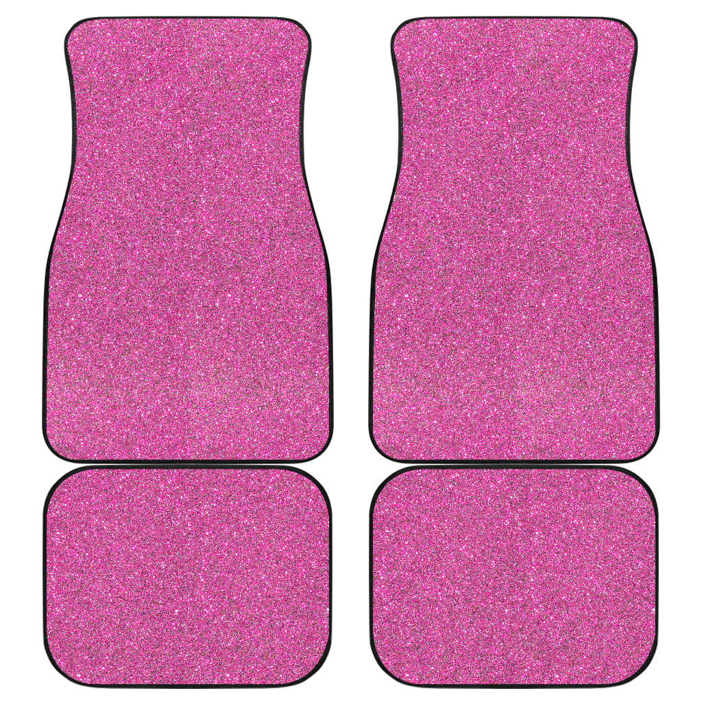 Pink Confetti Car Floor Mats