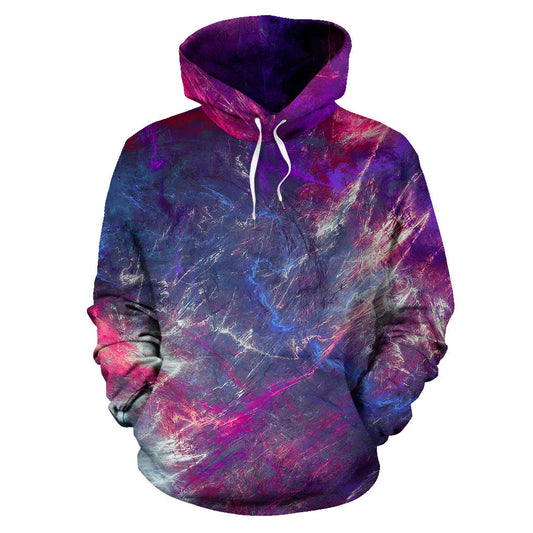 Purple Abstract Art Hoodie