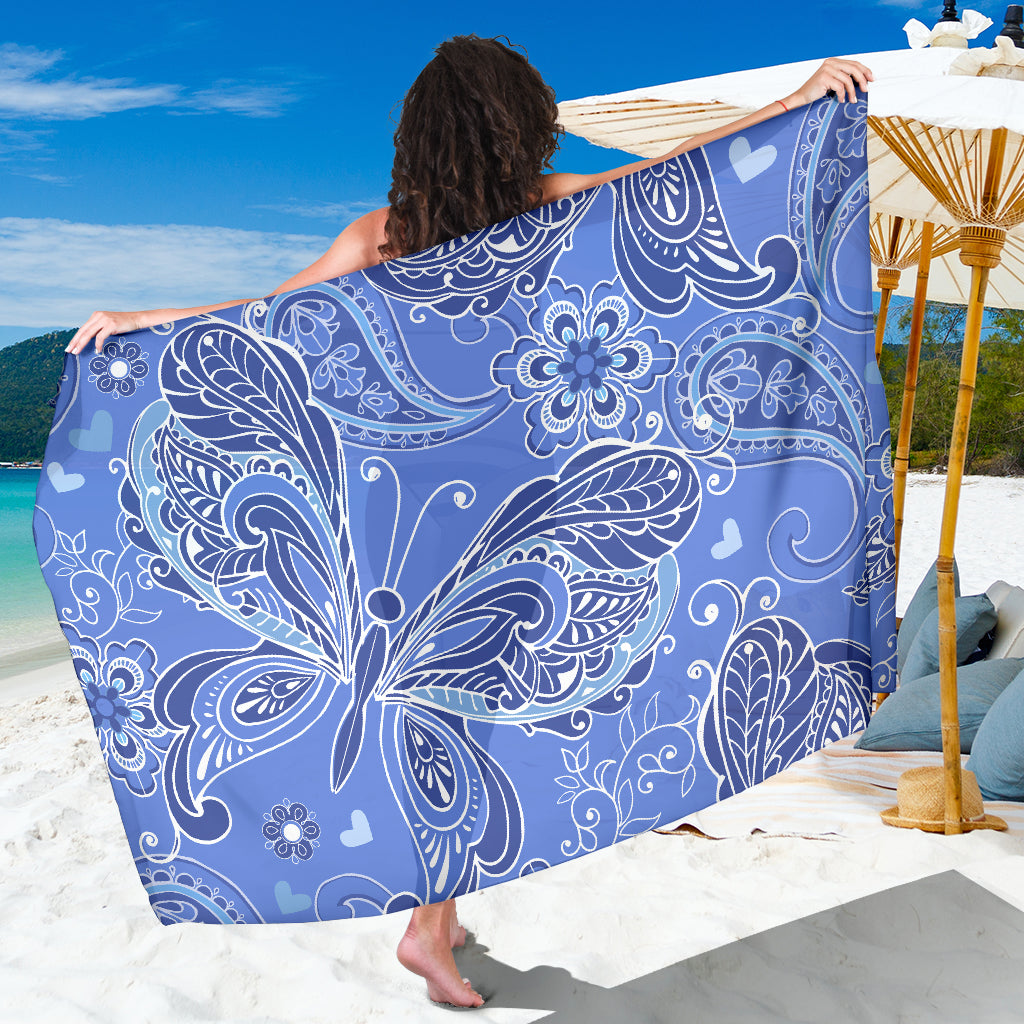 Purple Butterflies Decor Sarong