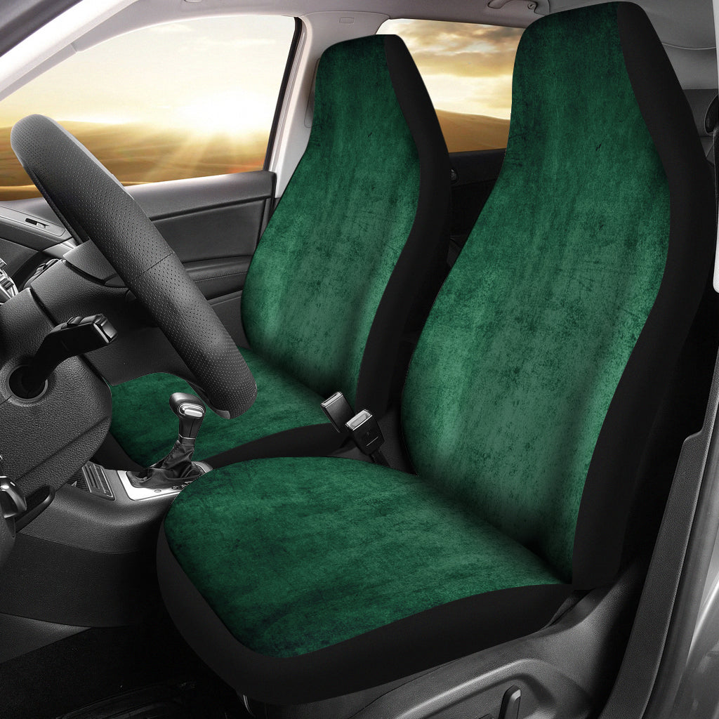 Green Grunge Car Seat Covers