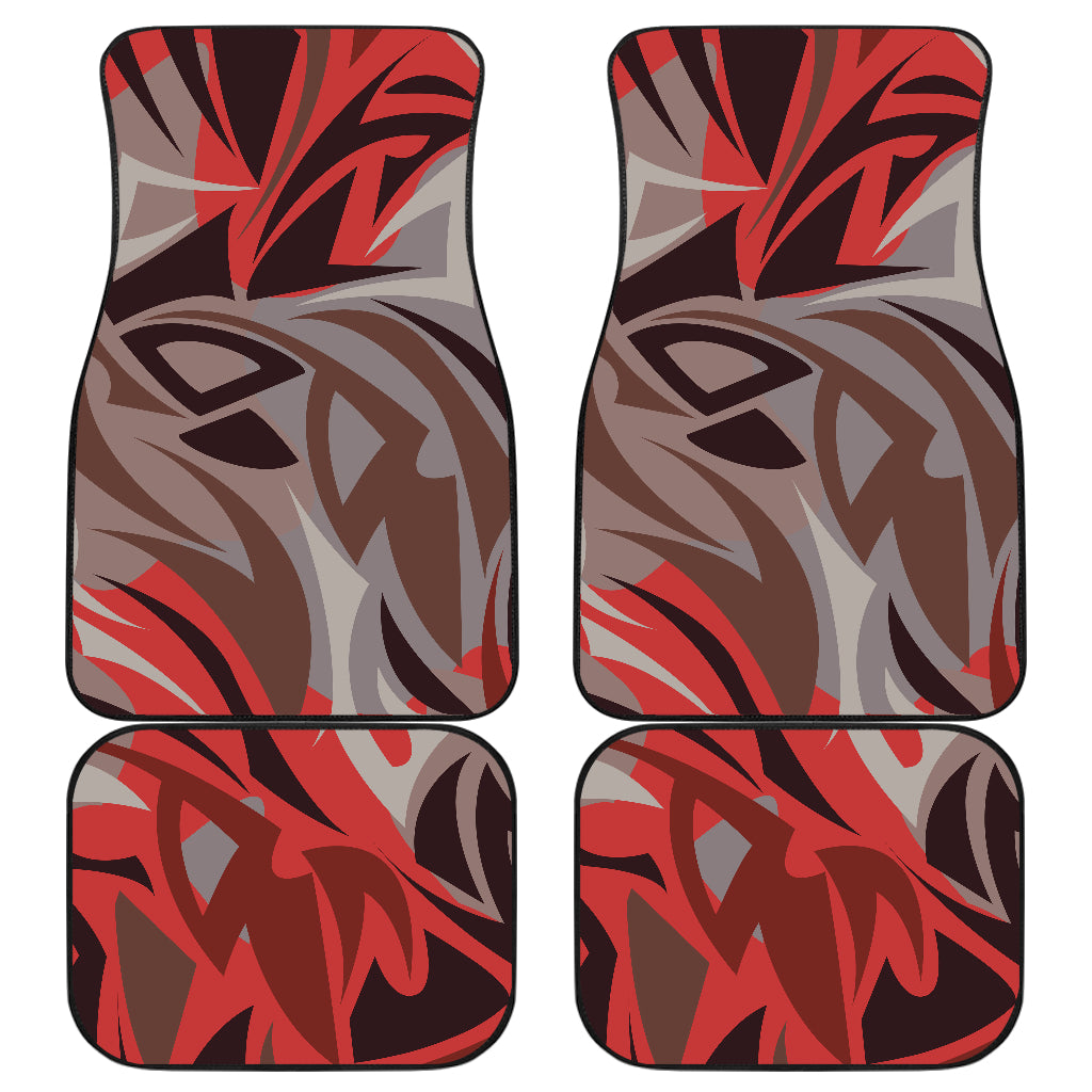 Abstract Tribal Car Floor Mats