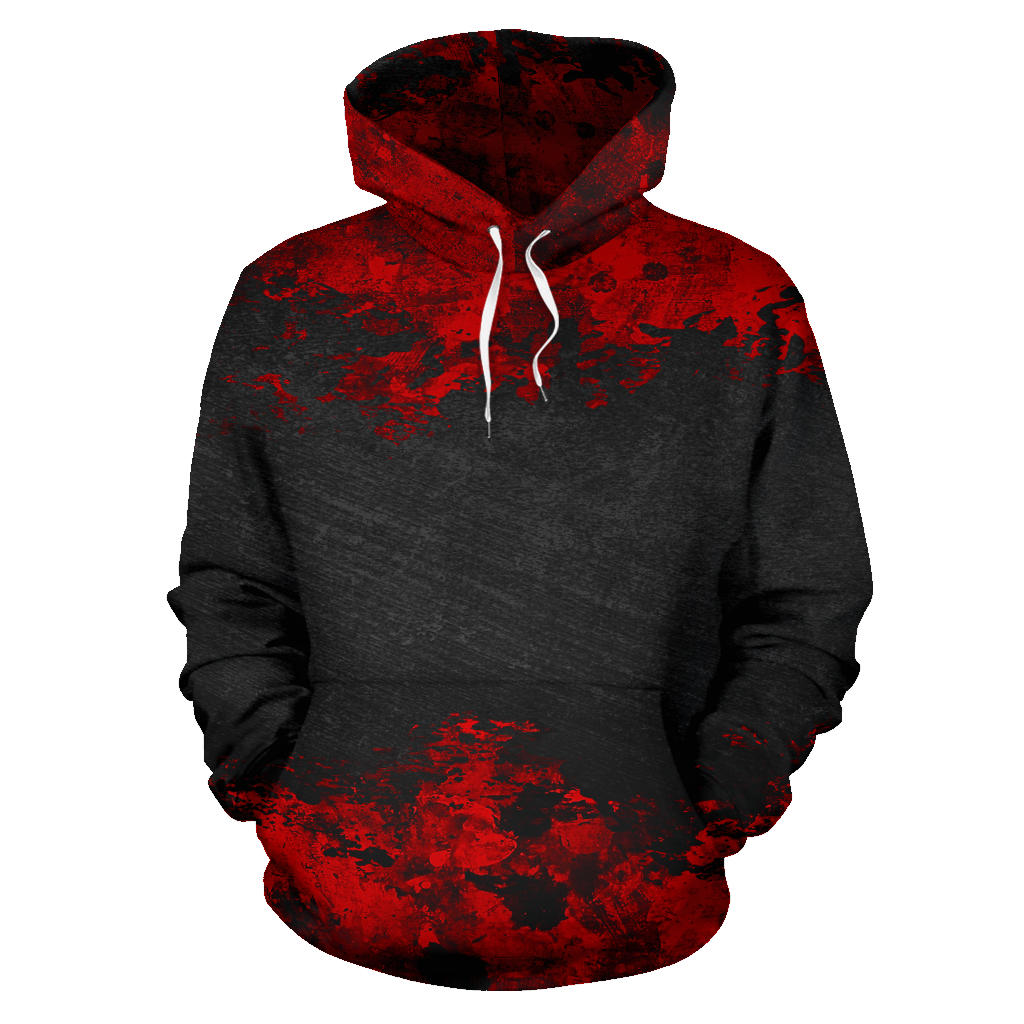 Red Grunge Hoodie