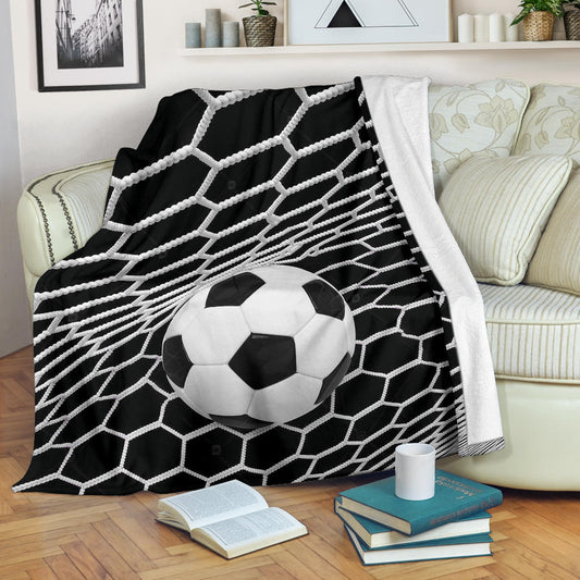 Soccer Ball Net Blanket
