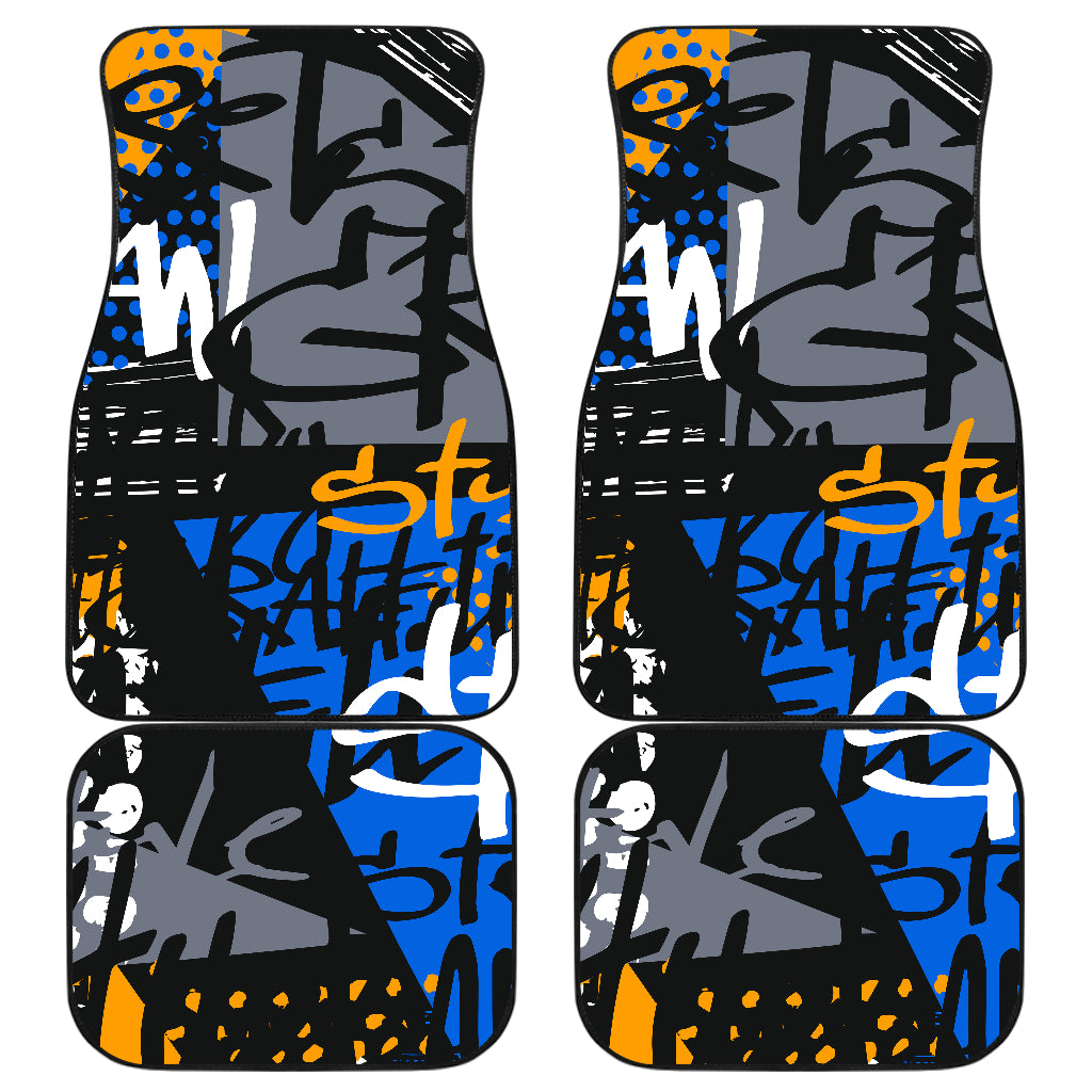 Urban Graffiti Car Floor Mats