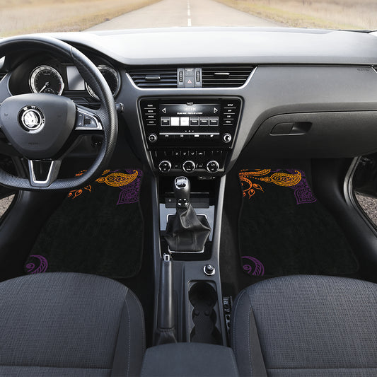 Floral Decor Car Floor Mats