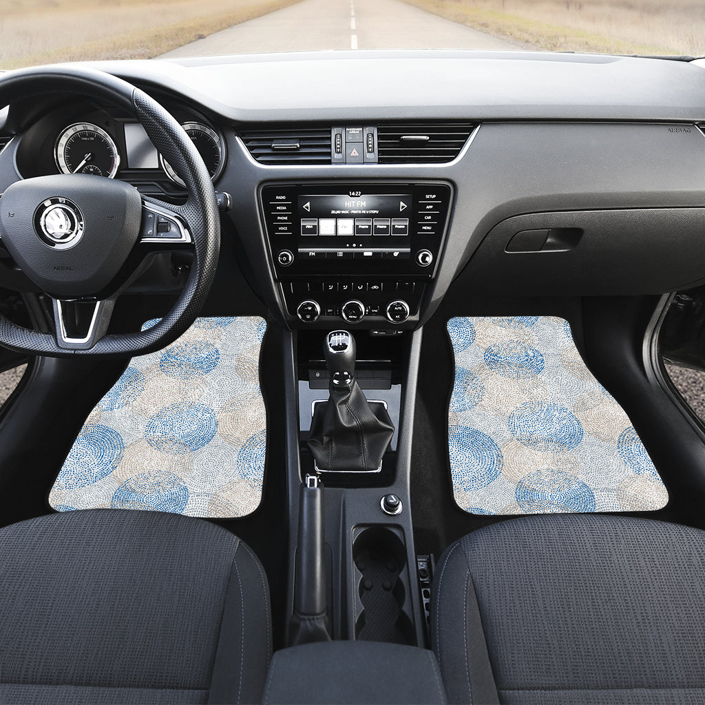Abstract Circles Car Floor Mats