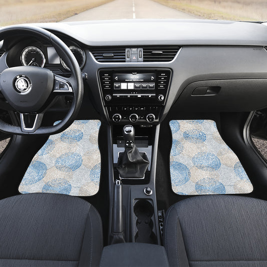 Abstract Circles Car Floor Mats