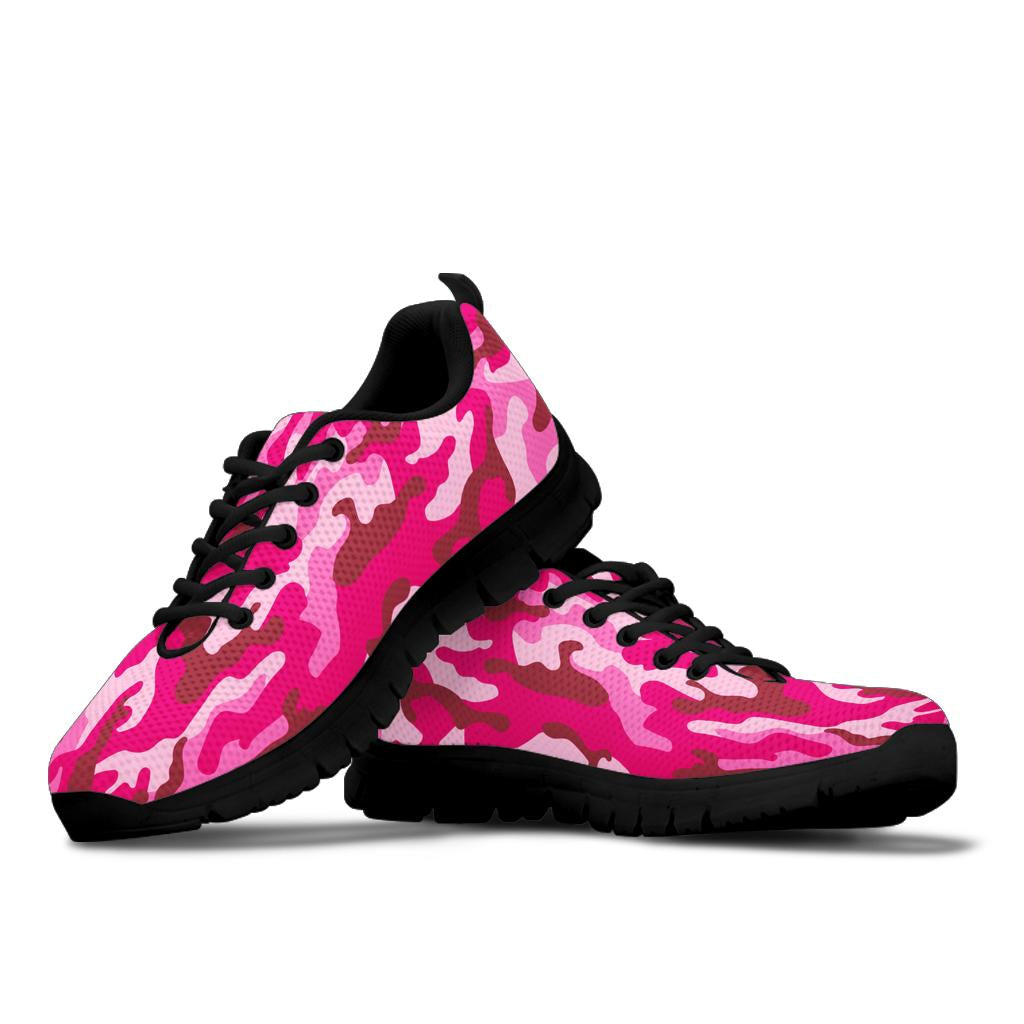 Pink Camouflage Sneakers