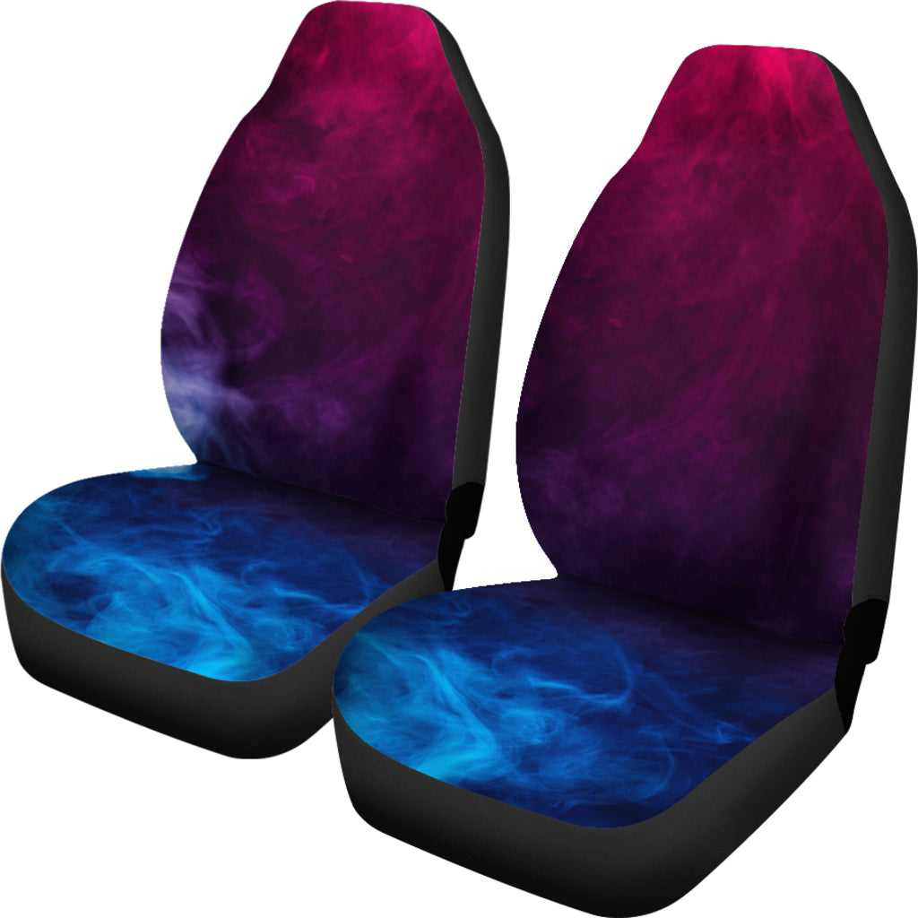 Red & Blue Smoke Car Seat Covers