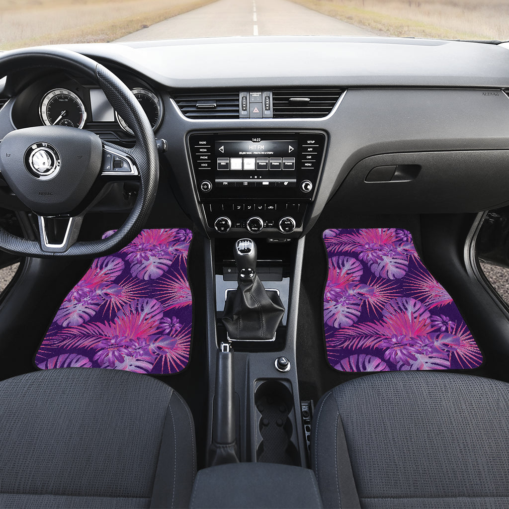 Purple Plants Car Floor Mats