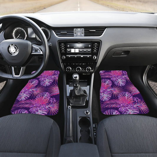 Purple Plants Car Floor Mats