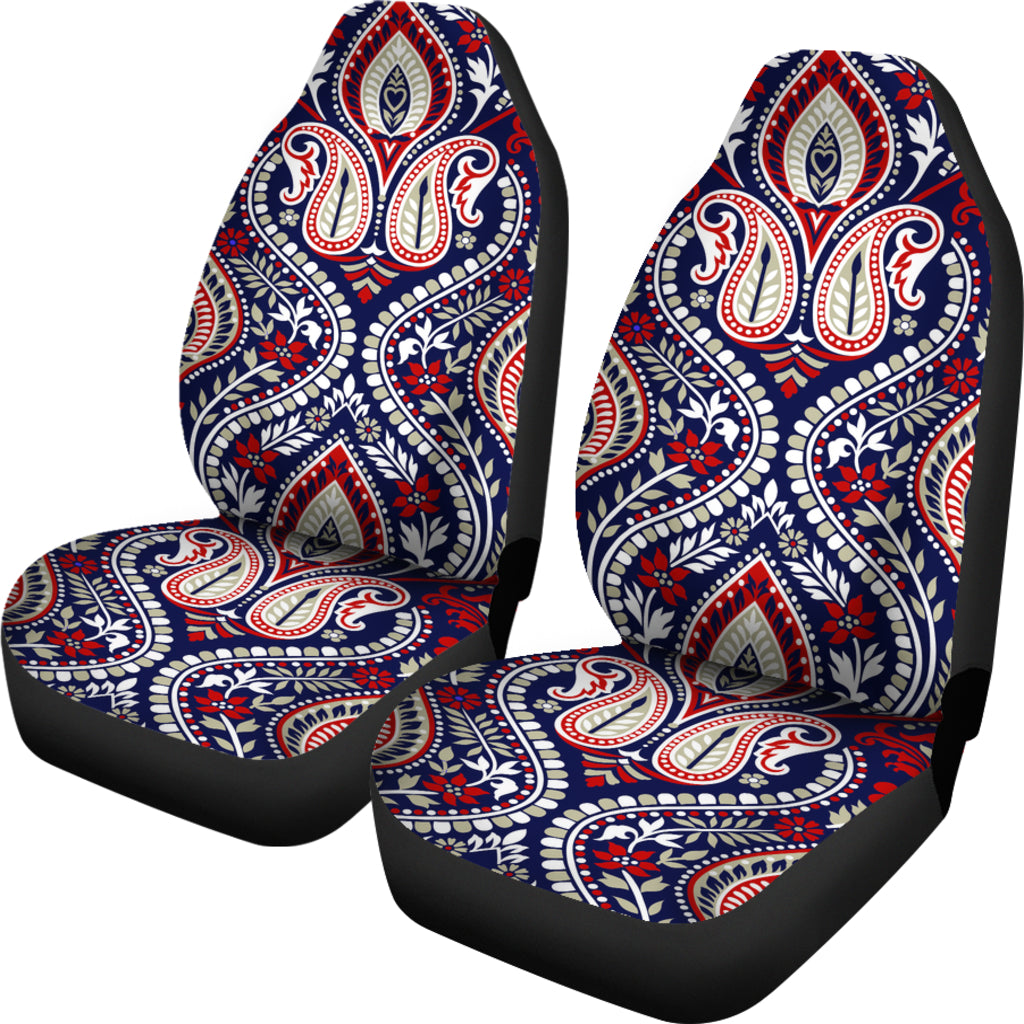 Red Elegant Decor Car Seat Covers