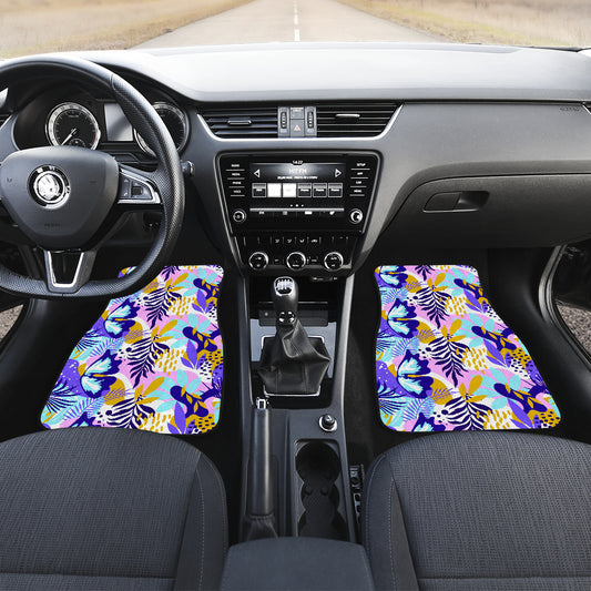 Colorful Floral Car Floor Mats