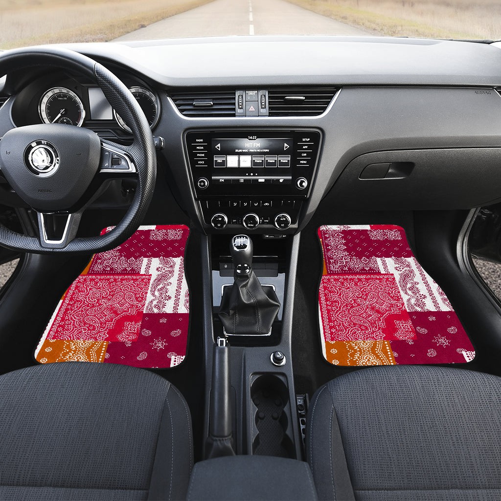 Bandana Patchwork Car Floor Mats