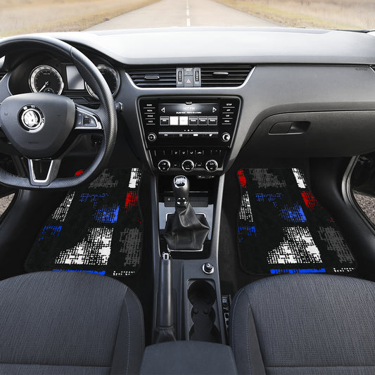 Abstract Blocks Car Floor Mats